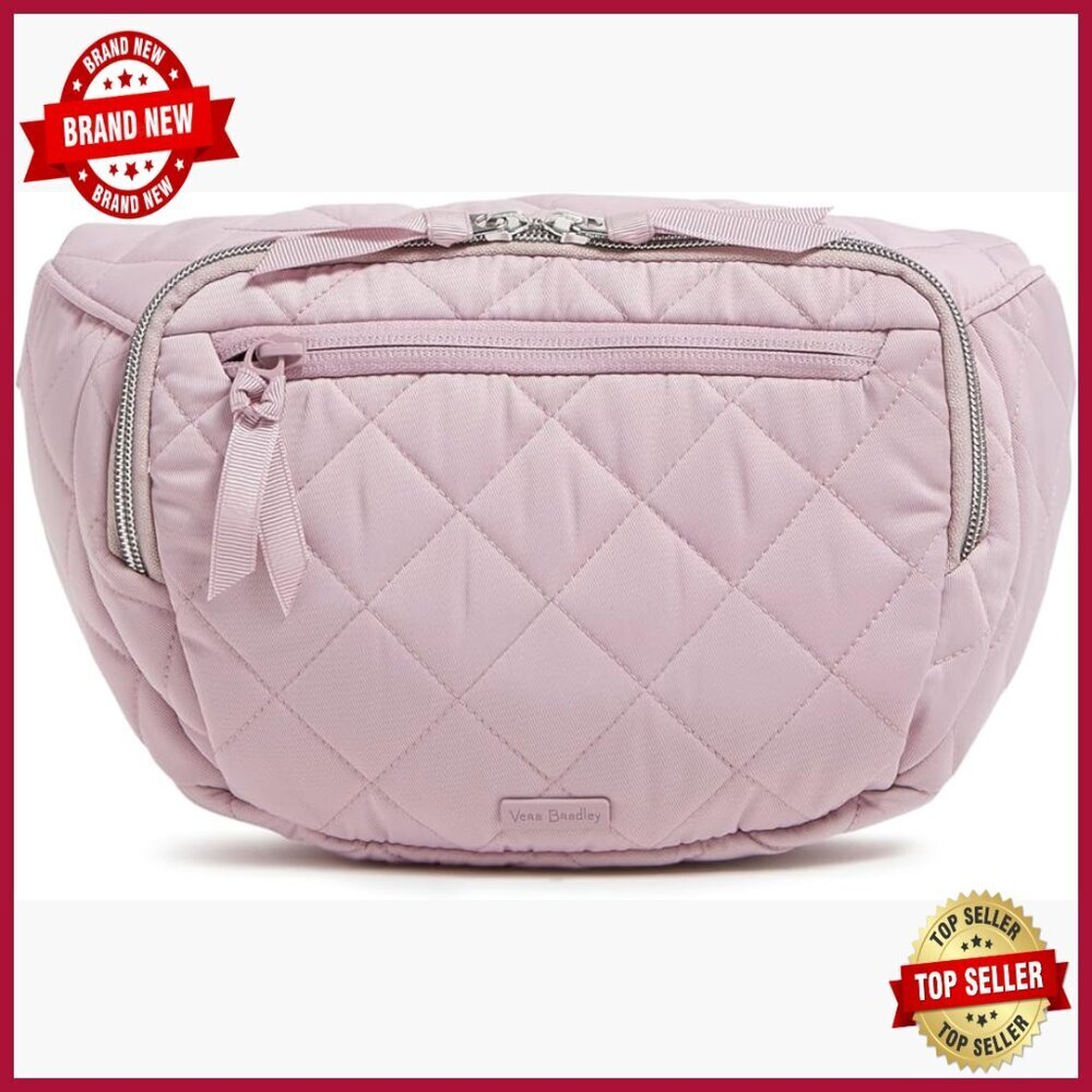 Large Performance Twill Crossbody Belt Bag with Adjustable Strap